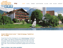 Tablet Screenshot of hotel-schwangau.de